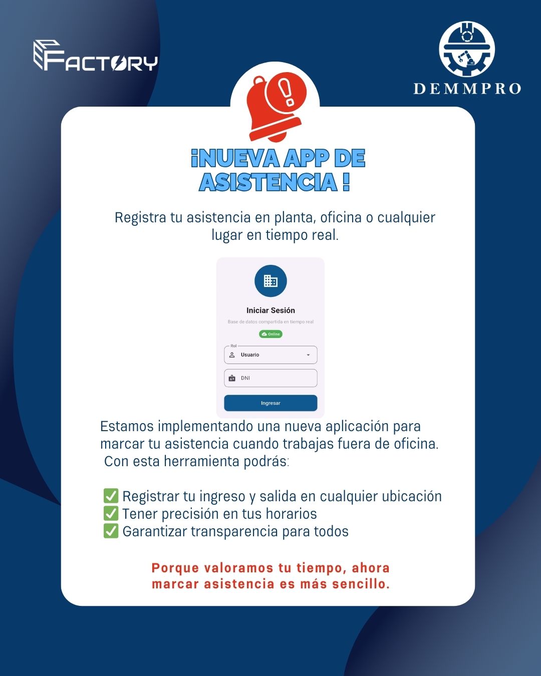 Control de Asistencia